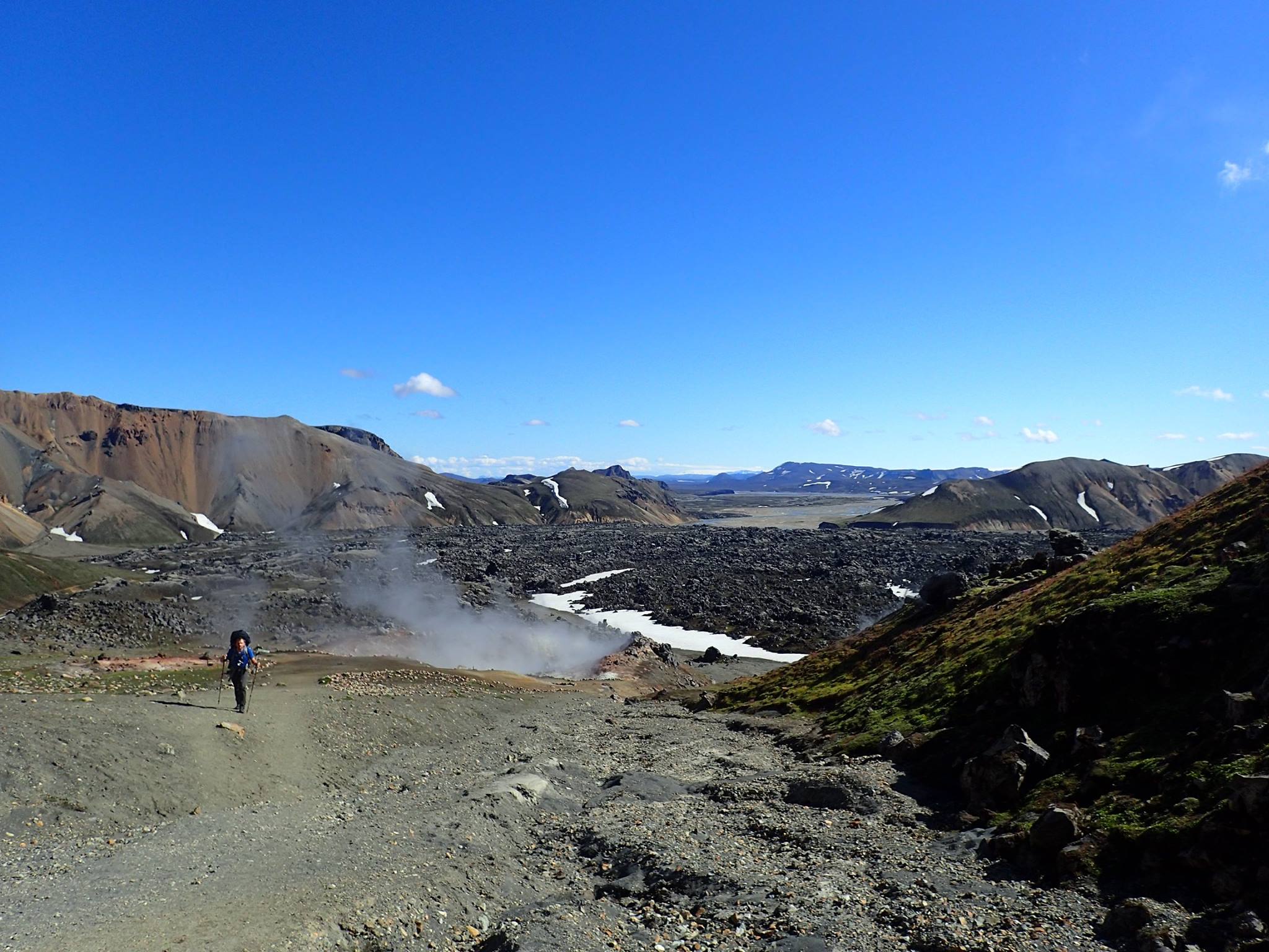 Day 1: the geothermal steam is only metres away