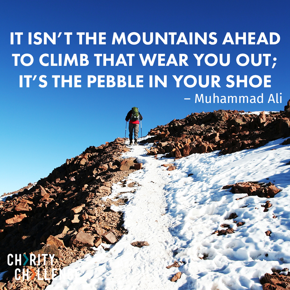 7 Inspiring Mountain Quotes - Charity Challenge Blog