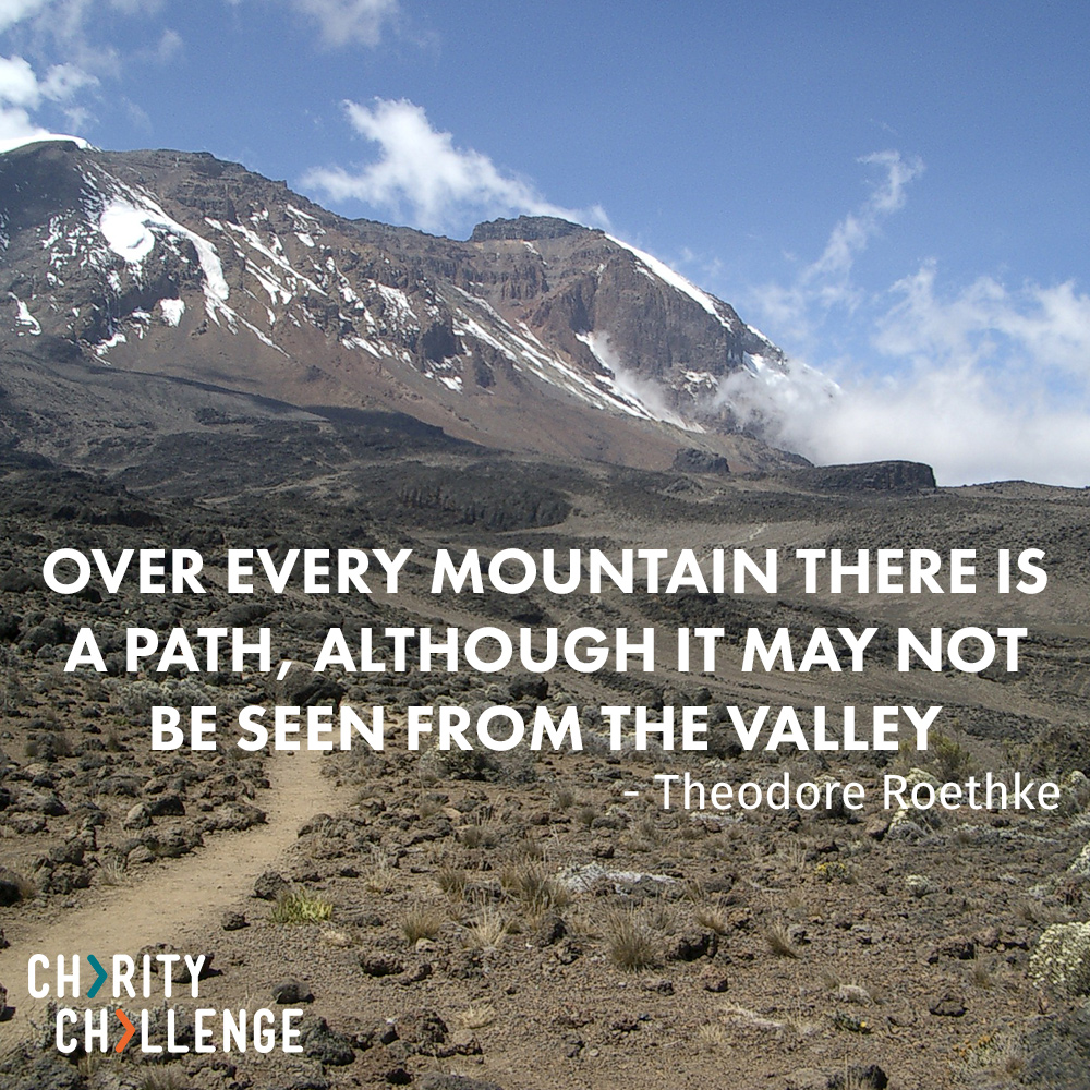 7 Inspiring Mountain Quotes - Charity Challenge Blog