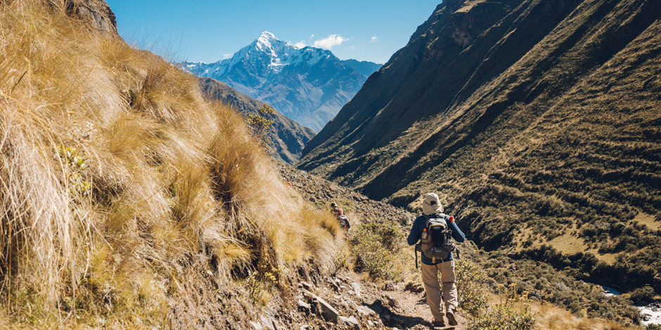 Trekking Ancascocha trail to Machu Picchu Peru for Charity Challenge 