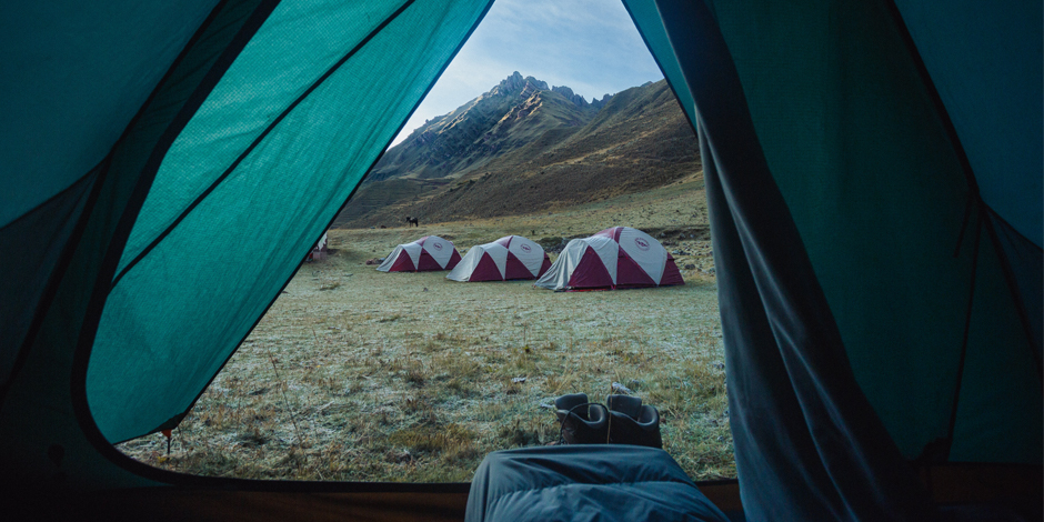 Camping Andes on Trek to Machu Picchu with Charity Challenge