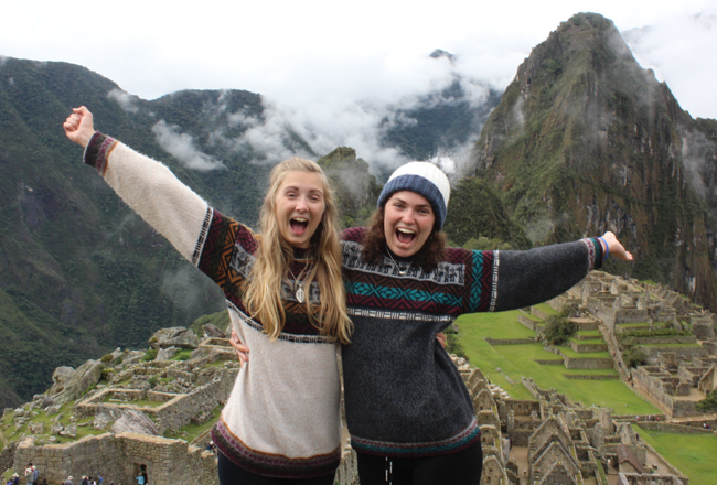 Charity Challenge team Sarah Caroll Machu Picchu
