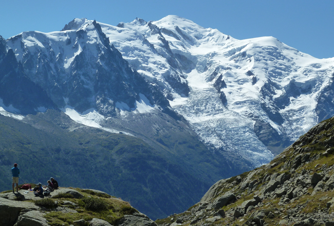 Tour du Mont Blanc hikers