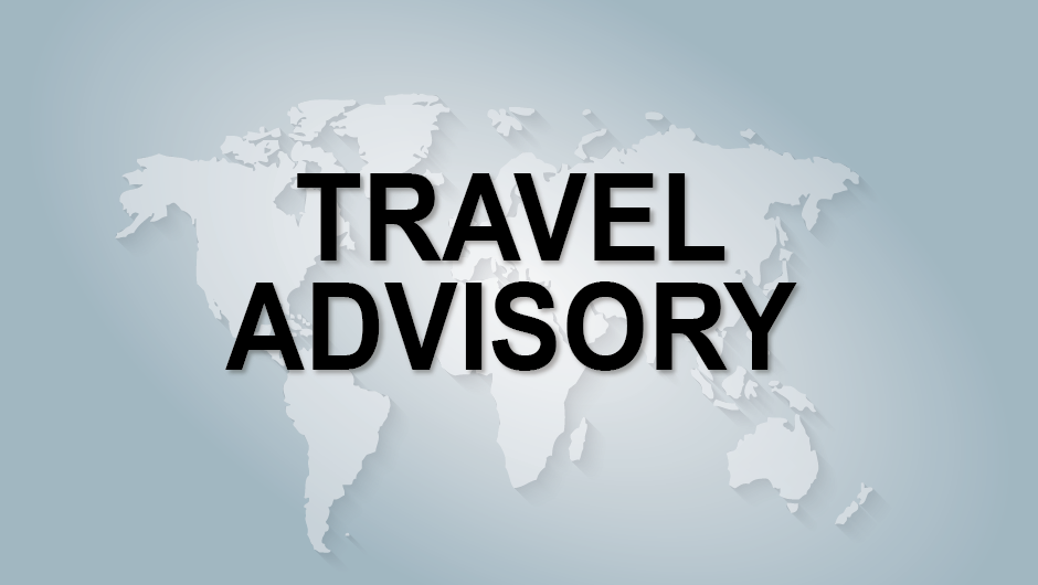 Travel advisory