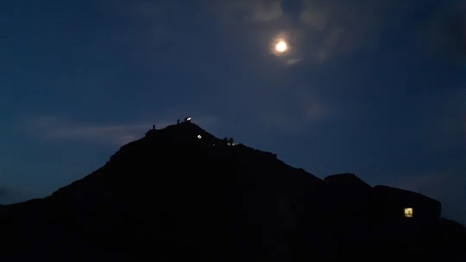 Snowdon At Night