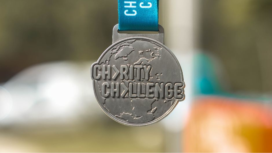 Charity challenge medal