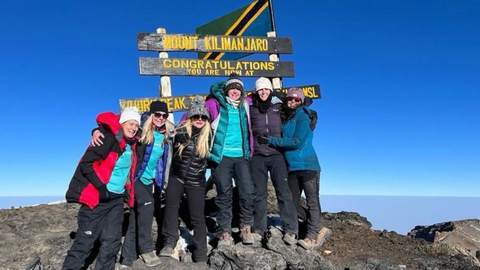 climb summit kilimanjaro lemosho route for charity