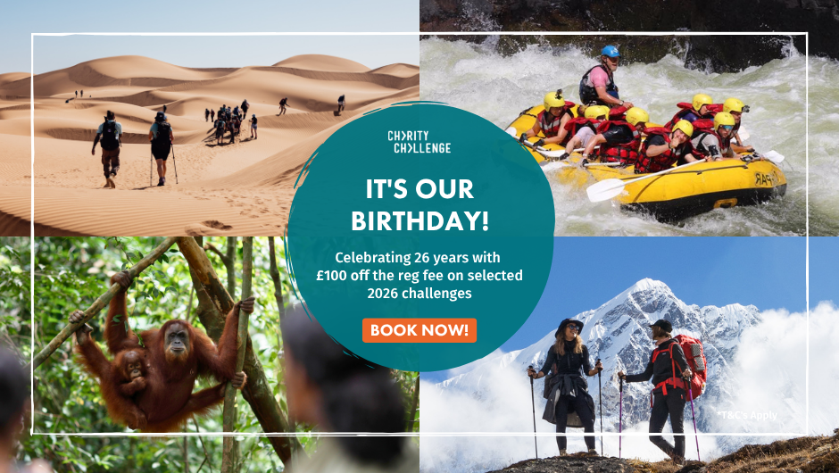 Charity Challenge 26th Birthday offer