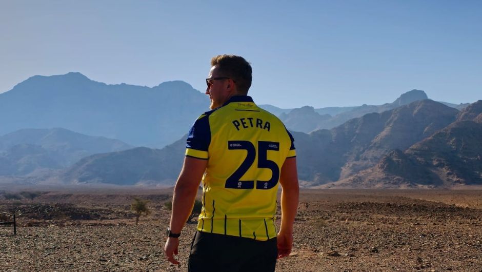 jonathan ward, the albion foundation deputy director on the trek to petra challenge
