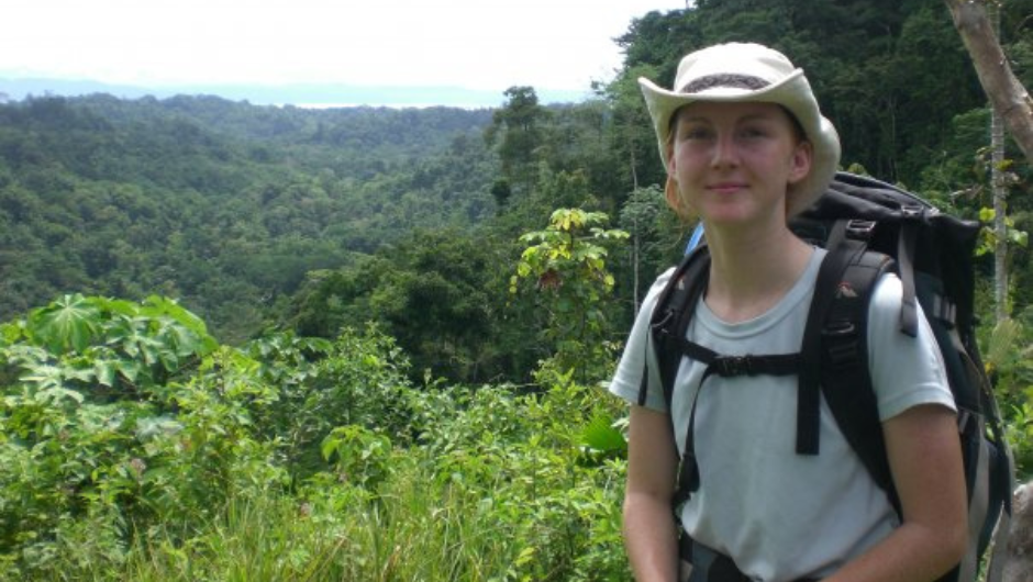 Meet the team: Toni Howden, in Costa Rica at 21 years old.